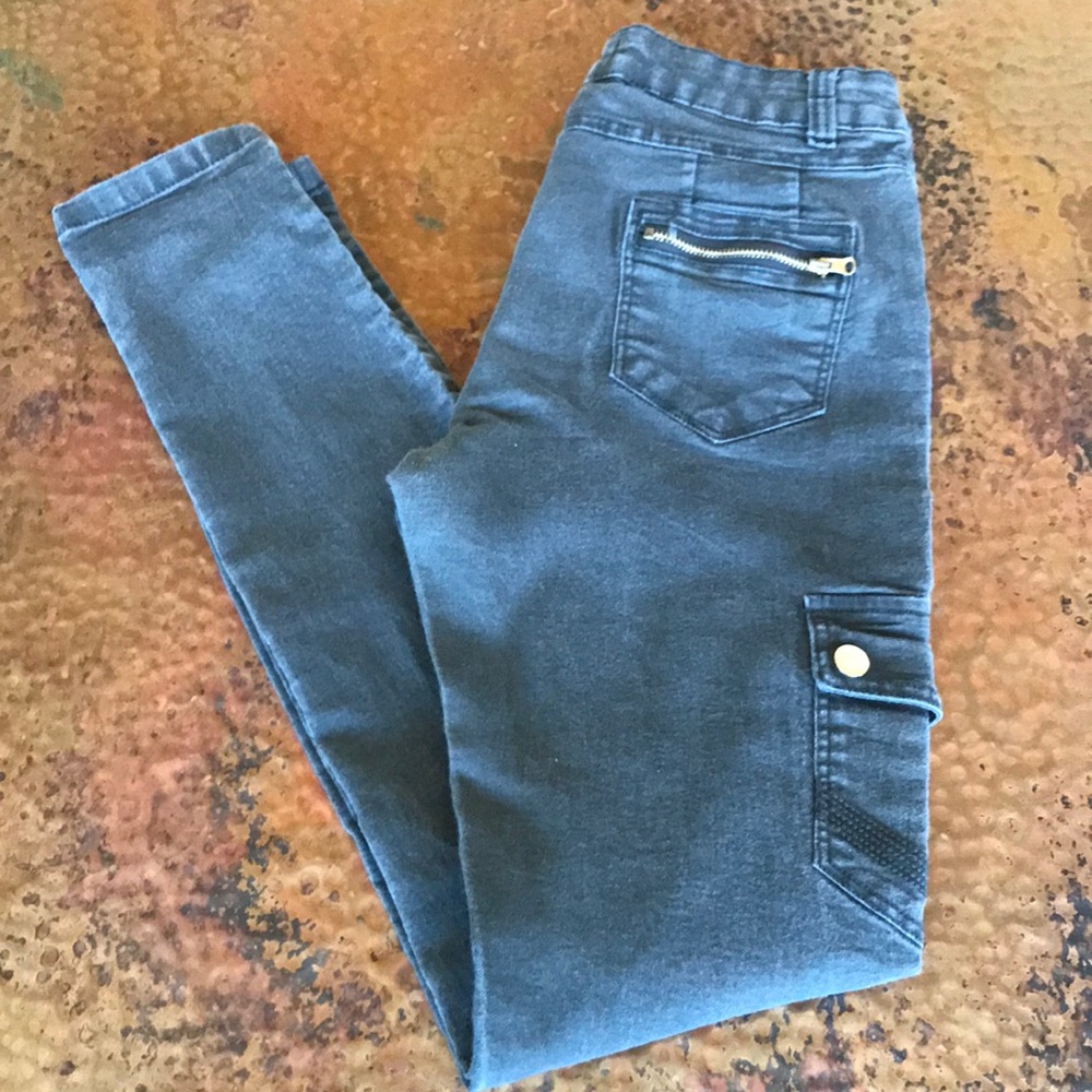 {American Clothing Inc} Olive Skinny Jeans.